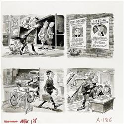 Jack Davis - Mad #198 Page Original Art, Group of 4 