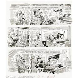 Jack Davis - Mad #219 Page Original Art, Group of 3 
