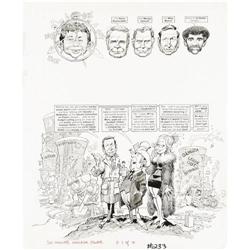 Jack Davis - Mad #233 Page Original Art, Group of 4 