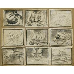 Walt Disney Studios - Fantasia Storyboard Original Art 