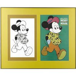 Mickey Mouse Large Format Cover Original Art (1970). We 