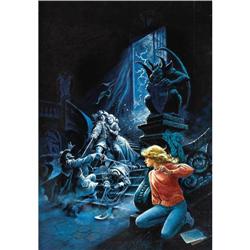 Luis Dominguez - Mystery-Horror Cover Painting Original 