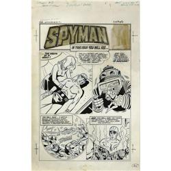 Bill Draut and Carl Pfeufer - Spyman #3 Page Art 