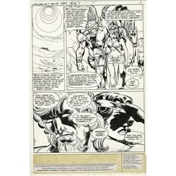 Mike Grell and Vince Colletta - The Warlord #17 Art 