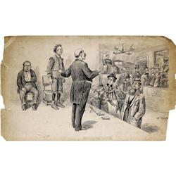 Frederick Opper - Cartoon Illustration Original Art 