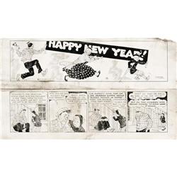 Martha Orr - Apple Mary Daily Comic Strip Original Art 