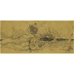 H. G. Peter - Punch Magazine Illustration Original Art 