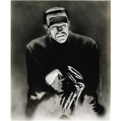 Jeff Pittarelli - Boris Karloff as Frankenstein Art 