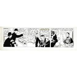 Alex Raymond - Rip Kirby Daily Comic Strip Original Art 