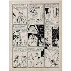 Pierce Rice and Arturo Cazeneuve - Speed Comics #19 Art 