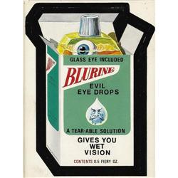 Wacky Packages "Blurine" Trading Card Original Art 
