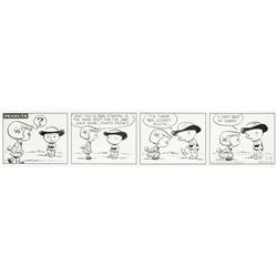 Charles Schulz - Peanuts Daily Comic Strip Original Art 