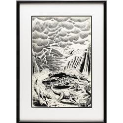 Mark Schultz - Xenozoic Tales #2 Cover Original Art 