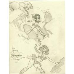 Mark Schultz - Hannah Dundee Drawing Original Art (unda 