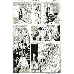 Paul Smith and Bob Wiacek - The Uncanny X-Men #169 Art 