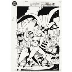 Ty Templeton - Batman Adventures #4 Cover Original Art 