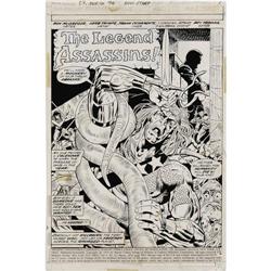 Herb Trimpe Amazing Adventures Splash Page Art 