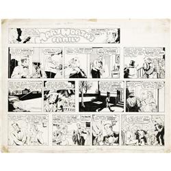 Dale Ulrey - Mary Worth's Family Sunday Comic Strip Art 