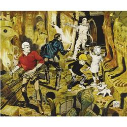 Doug Wildey - Jonny Quest "Curse of Anubis" Art 