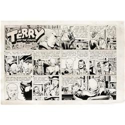 George Wunder - Terry and the Pirates Sunday Strip Art 