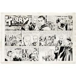 George Wunder - Terry and the Pirates Sunday Strip Art 