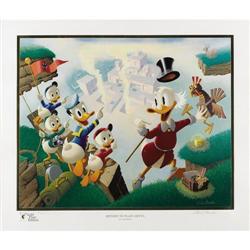 Carl Barks - "Return to Plain Awful" Gold Plate Litho 