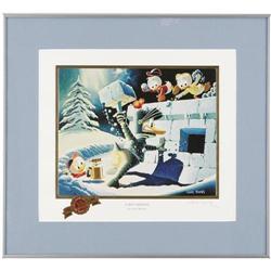 Carl Barks - A Hot Defense 10th Anniversary Lithograph 