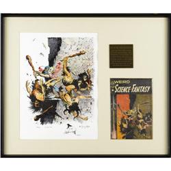 Frank Frazetta Buck Rogers Hand Colored Limitd Ed Print 