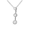 Image 1 : 0.25 CTW Diamond Necklace 14K Yellow Gold - REF-26R4K