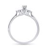 Image 3 : 1/5 CTW Round Diamond Solitaire Promise Bridal Ring 10kt White Gold - REF-19Y2X