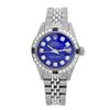Image 1 : Rolex Pre-owned 26mm Womens Custom Blue Stainless Steel - REF-470K4X