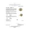 Image 5 : 0.64 ctw Diamond and Pearl Ring - 18KT Yellow Gold