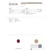 Image 6 : GIA Cert 4.54 ctw Ruby and Diamond Ring - 14KT White Gold