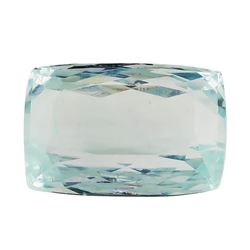 7.45 ct.Natural Rectangle Cushion Cut Aquamarine