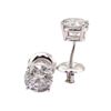 Image 2 : 2.04 ctw Diamond Stud Earrings - 14KT White Gold