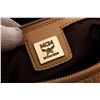 Image 4 : MCM Beige Visetos Coated Canvas Leather Trimmed Hobo Bag