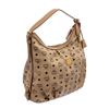 Image 5 : MCM Beige Visetos Coated Canvas Leather Trimmed Hobo Bag