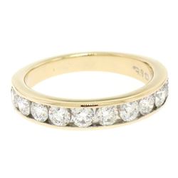 14k Yellow Gold 1.05 ctw Round Diamond Band Ring