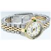 Image 3 : Rolex Ladies 2 Tone Silver Diamond & Emerald Datejust Wristwatch