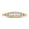 Image 2 : 3/8 CTW Round Diamond Fashion Ring 14kt Yellow Gold - REF-37K5R
