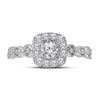 Image 2 : 3/4 CTW Round Diamond Solitaire Bridal Wedding Engagement Ring 14kt Two-tone Gold - REF-90M3A