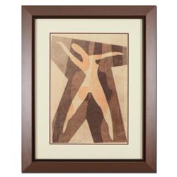Neal Doty (1941-2016), Framed Original Mixed Media Linocut, Hand Signed with Certificate of Authenti
