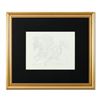 Image 1 : Guillaume Azoulay, "Sketch AY" Framed Original Pencil Drawing, Hand Signed with Letter of Authentici