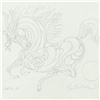 Image 2 : Guillaume Azoulay, "Sketch AY" Framed Original Pencil Drawing, Hand Signed with Letter of Authentici