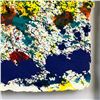 Image 2 : Wyland, "Abstract" Hand Signed Original Painting on Paper with Letter of Authenticity.