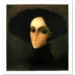 Legendary Russian Artist Sergey Smirnov (1953-2006). "Baroness" Limited Edition Mixed Media on Canva