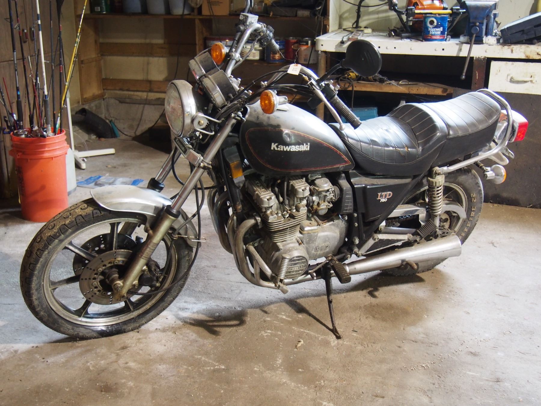 1980 Kawasaki LTD 750 Motorcycle Serial # JKAKZDH17BA021809 - Bodnarus