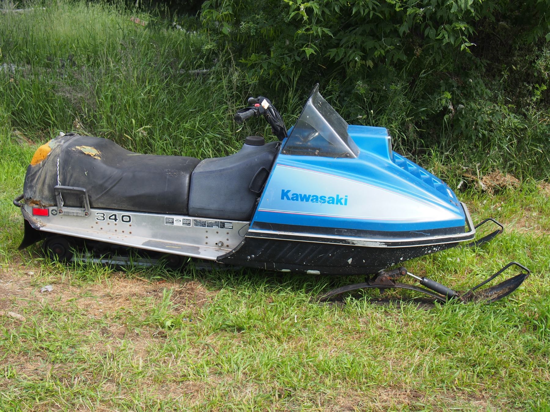 1979 Kawasaki 340 Drifter Snowmobile (Running) SA340A101779