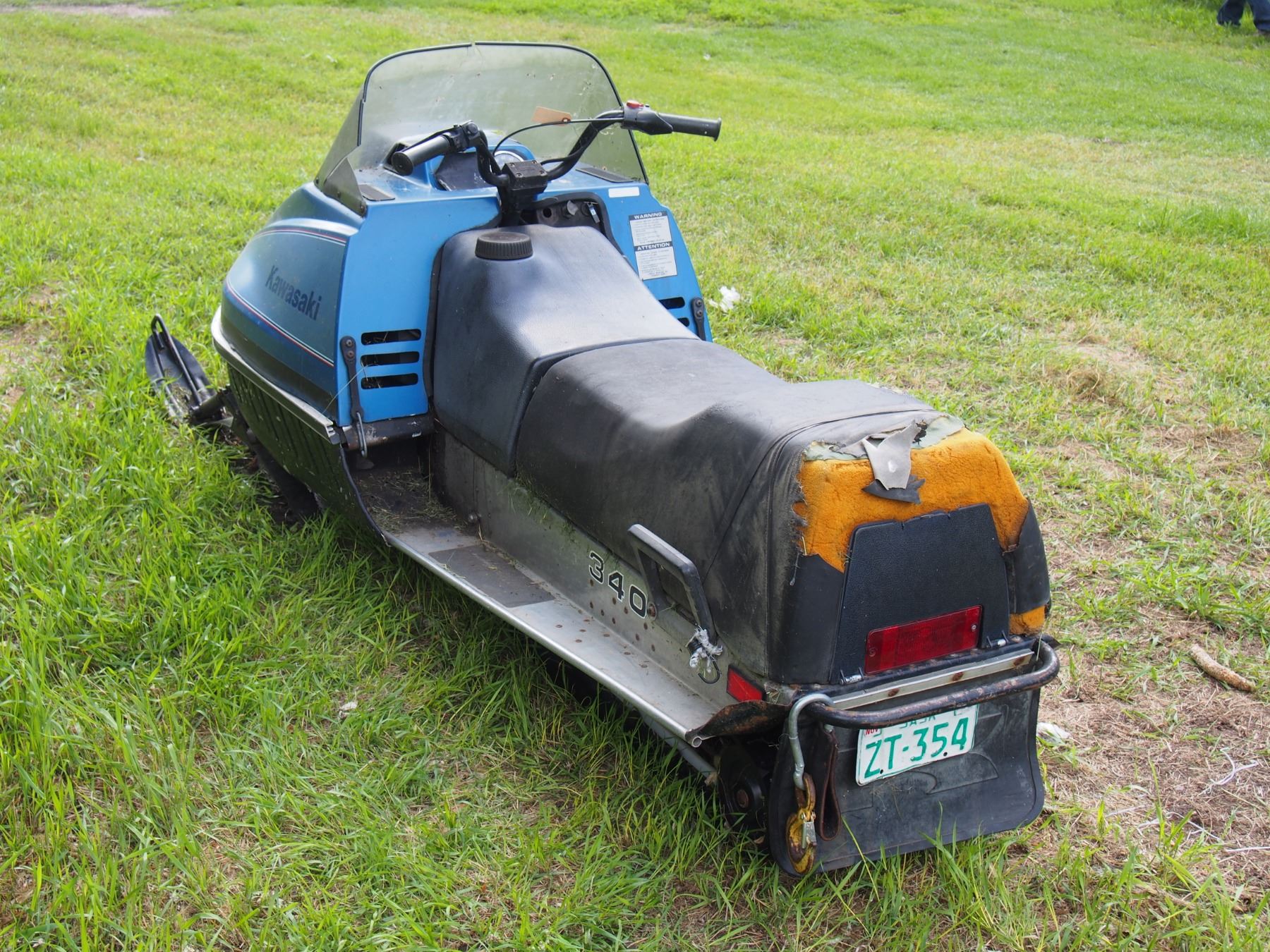 1979 Kawasaki 340 Drifter Snowmobile (Running) SA340A101779