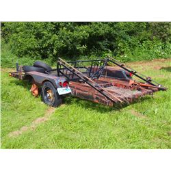 Utility Trailer Tandem Axle 7.5 FT W by 14FT L